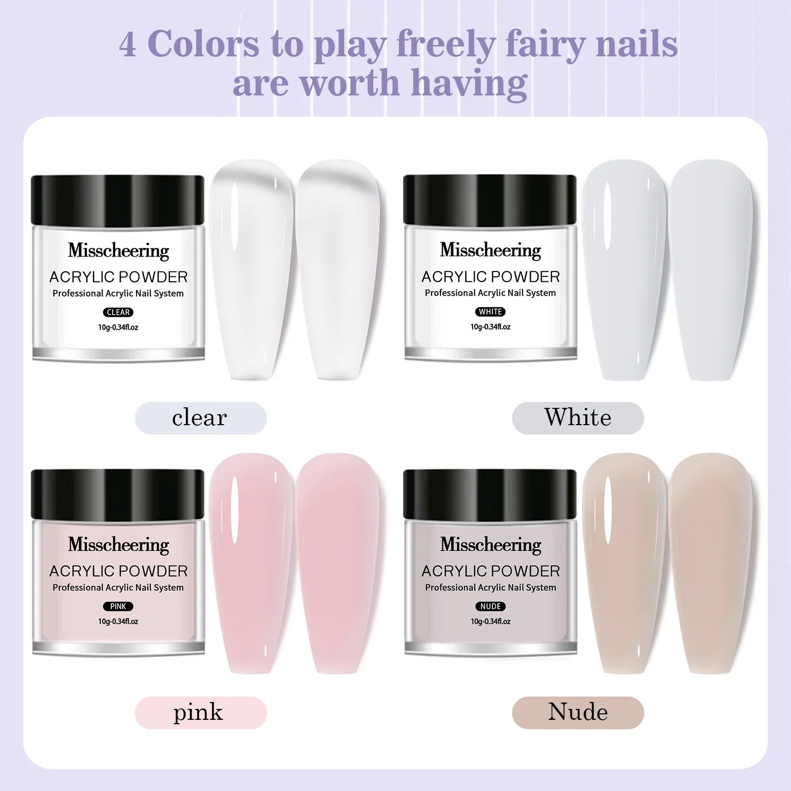 Complete Nail Kit with Crystal Powder