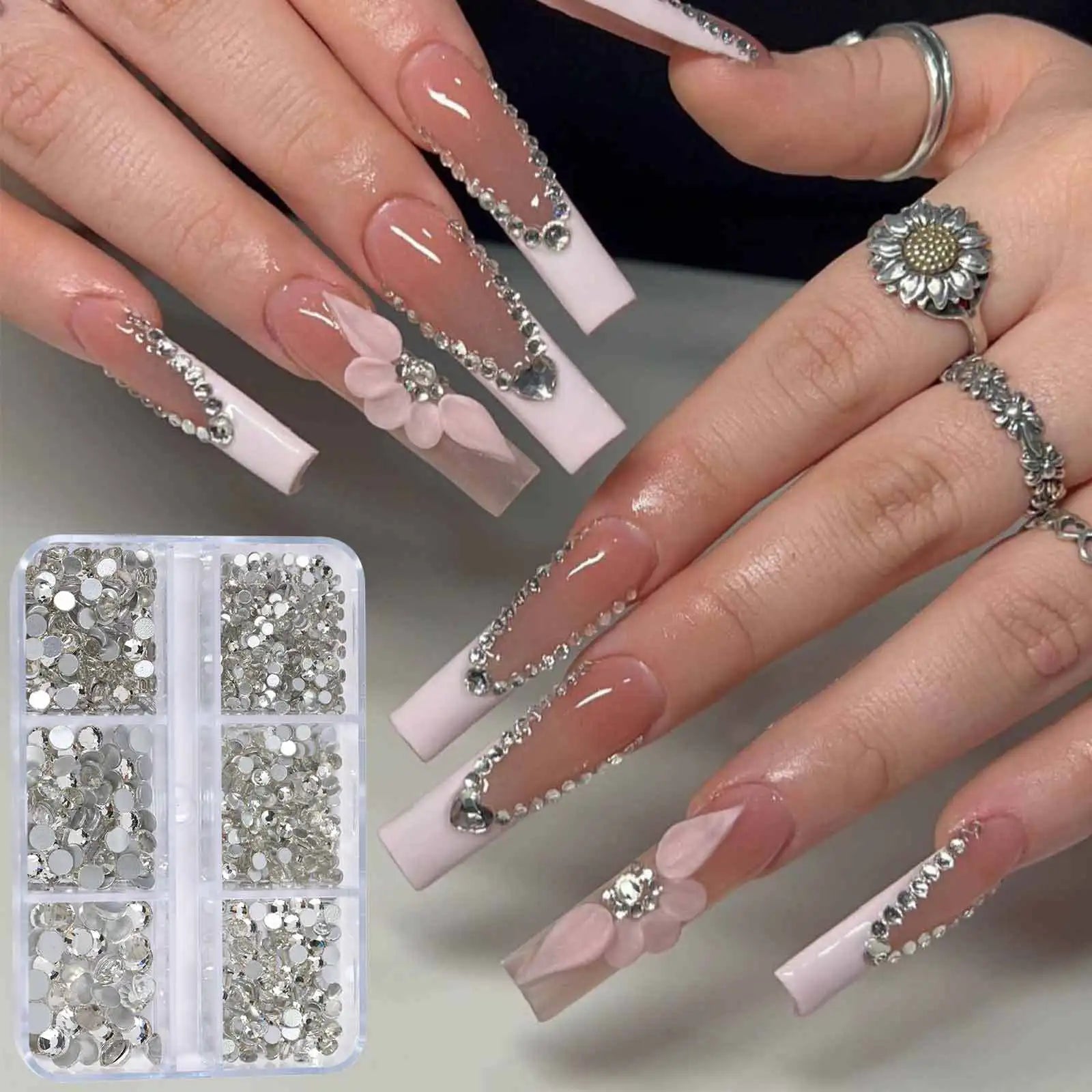 Complete Nail Kit with Crystal Powder