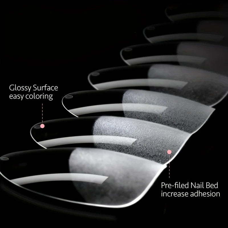 120pcs Press-On Nail Tips - Multi Shape