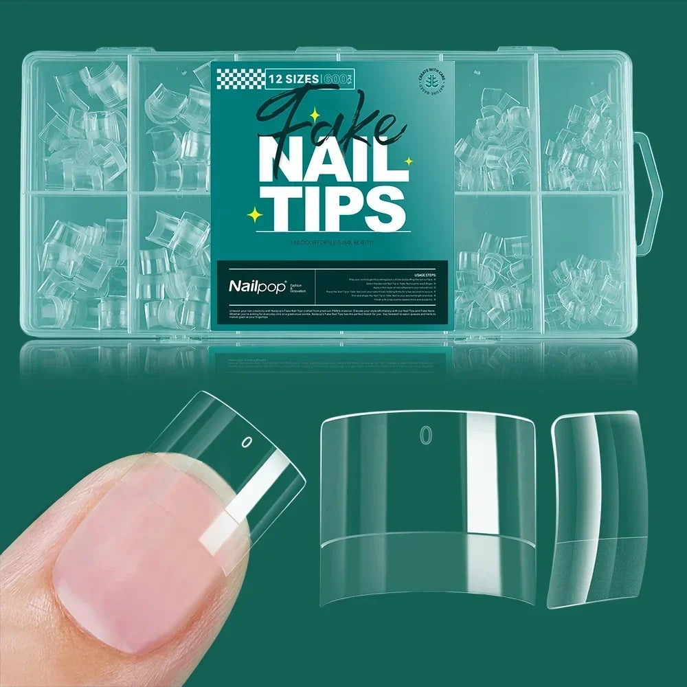 Soft Gel Nail Tips - 600pcs