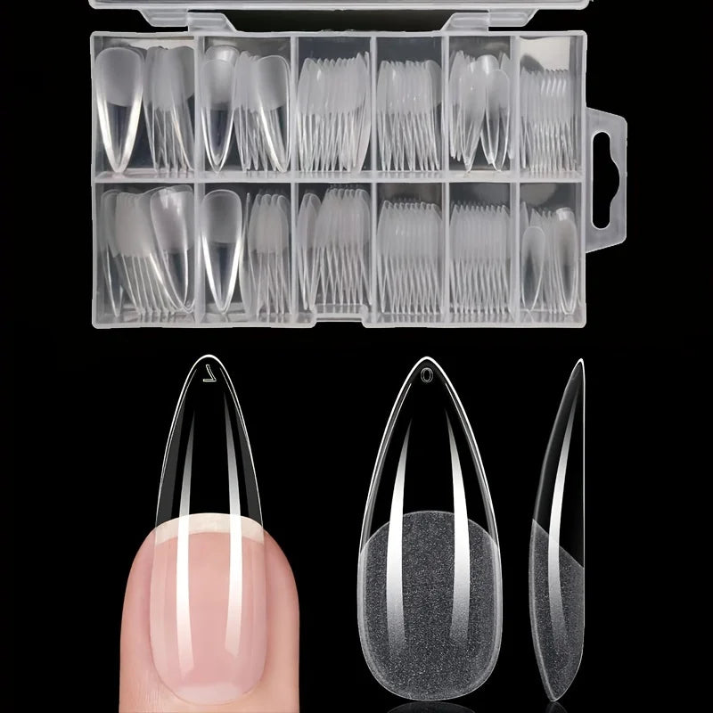 120pcs Press-On Nail Tips - Multi Shape