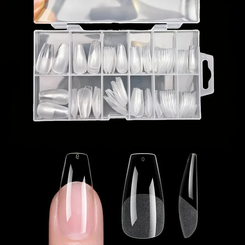 120pcs Press-On Nail Tips - Multi Shape