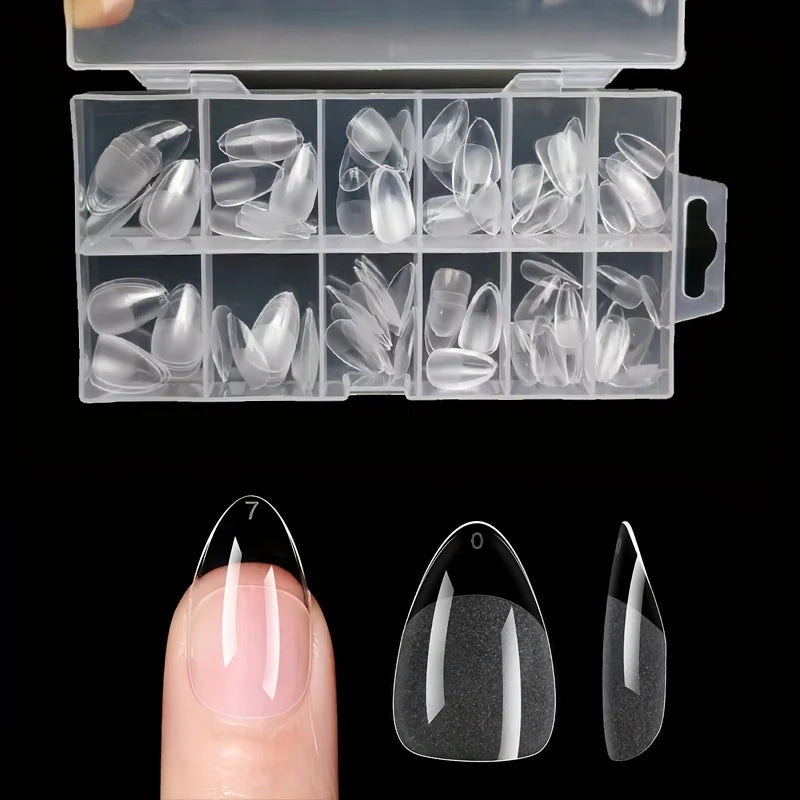 120pcs Press-On Nail Tips - Multi Shape