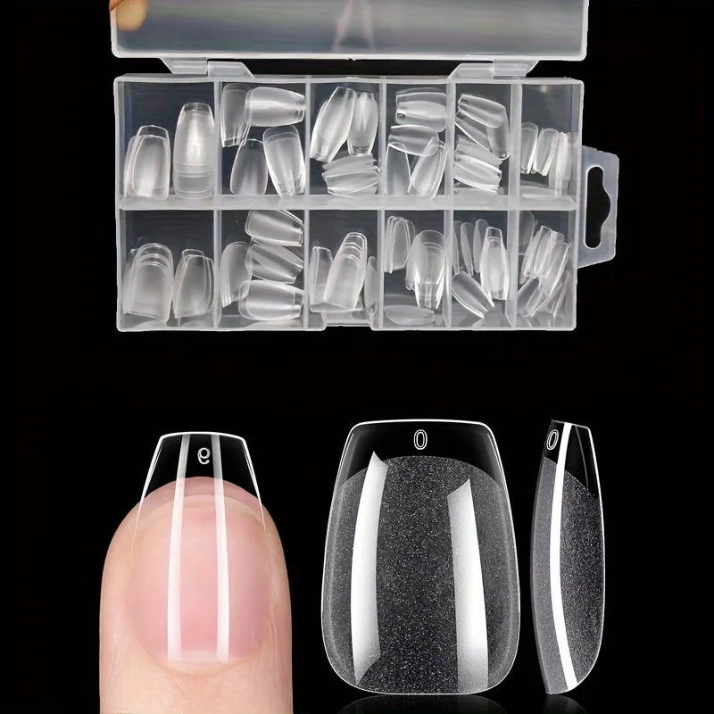 120pcs Press-On Nail Tips - Multi Shape